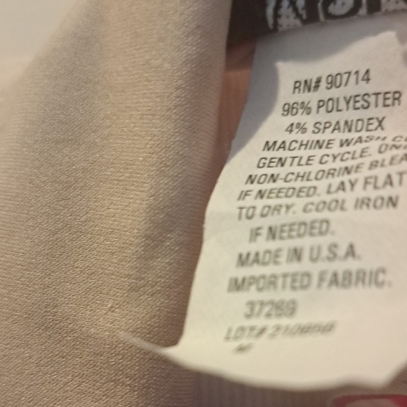 MSK CORAL AND CREAM MAXI DRESS SZ MED NWT - Picture 10 of 10